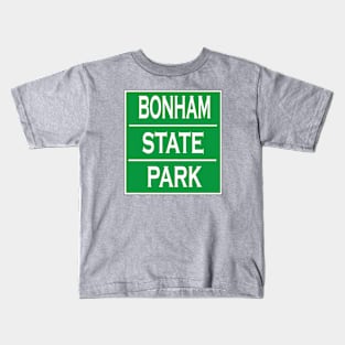 BONHAM STATE PARK Kids T-Shirt